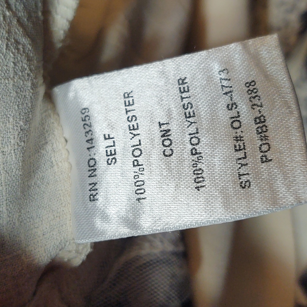 Origami Star-Print Tulle Duster Cardigen size XL - Picture 10 of 10